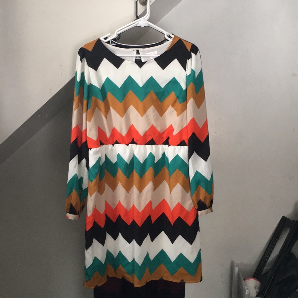 Xhilaration Chevron Dress